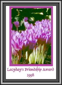 Lacyday's Friendsip award