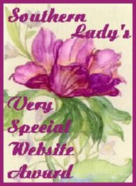 Southern Lady's Very Special Website Award